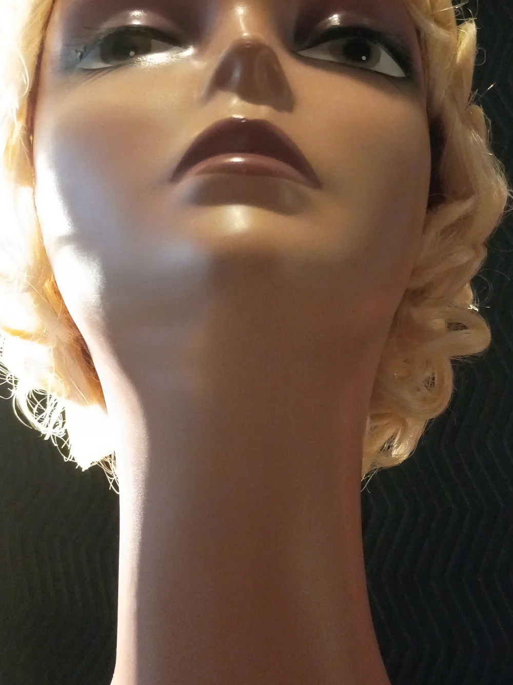 Blonde Curly Clip-In Hairpiece - Natural Blonde Styling